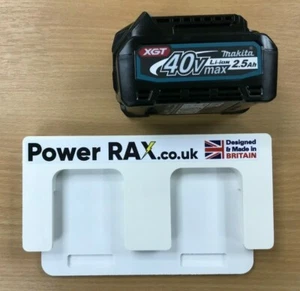 Lock in Makita XGT 40v Battery Rack, 2-10 slots tool racking for van or workshop - Picture 1 of 8