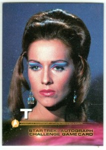 STAR TREK THE ORIGINAL SERIES SEASON 3 AUTOGRAPH CHALLENGE GAME INSERT CARD T