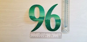old school BMX Green Prism number plate number # 9 or 6 GT 5.5" Zeronine Haro - Picture 1 of 1