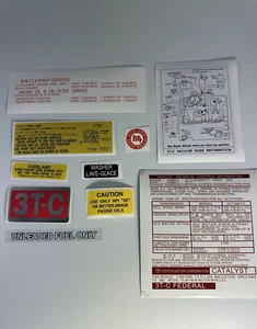 Toyota Corolla Decal Chrome 1982 Fit Sedan 4Door Wagon Coupe Hardtop Liftback 10 - Picture 1 of 11