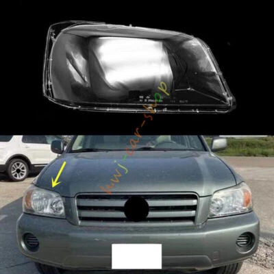 Cubierta transparente + sellador de lente de faro lateral derecho para Toyota Highlander 2004-2007 Foto 1 de 4
