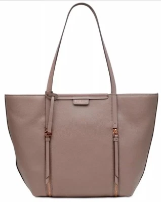 Nuevo Bolso de Mano Radley London Penhurst Extra Grande Cuero Cremallera Visón Tapa Abierta Oro Rosa Foto 1 de 4