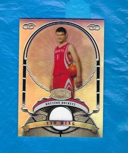 YAO MING 2007-08 BOWMAN STERLING REFRACTOR GAME USED JERSEY #67/199 HOF ! - Picture 1 of 2