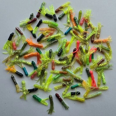 ANGLERS OASIS INVENTORY SALE - 200 Count 2 Inch Glitter Tubes Variety Pack - Angler's Oasis