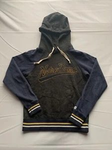 TailGate Boys Grey Blue Notre Dame Long sleeve Hoodie Size S - Picture 1 of 8