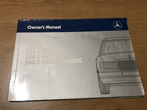 Mercedes Benz 200D 250D 300D Turbo y Turbo 4matic 1989 Manual del propietario Guía del usuario - Imagen 1 de 8