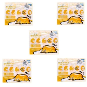 Lot of 5 - Tomy Sanrio Gudetama the Lazy Egg Dangler Blind Mystery Pack Sealed - Picture 1 of 4