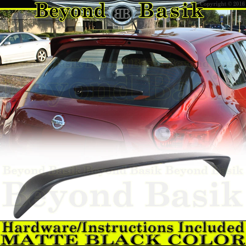 For JUKE 2011 2012 2013 2014 2015 2016 2017 MATTE BLACK OE Factory Style Spoiler - Image 1 of 1