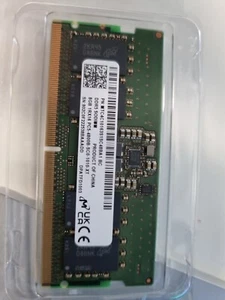 8GB DDR5 PC5 4800MHz SODIMM 262 Pin Laptop RAM - Afbeelding 1 van 1