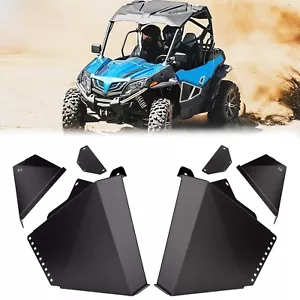 Aluminum Half Lower Door Panel Inserts For CFMOTO Z-Force 500 800 1000 2014-2023 - Picture 1 of 9