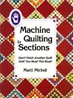 Machine Quilting In Sections Quilt Pattern Book By Marti Michell