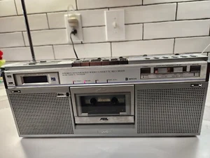 Vintage Rare JVC RC-S7JW Stereo Biphonic Cassette Recorder Boombox  Working - Picture 1 of 17
