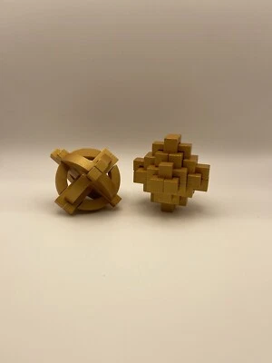 Set of 2 Professor Puzzler's Guild The Globe Puzzle & Knot Puzzle New in Box - Image 1 of 4