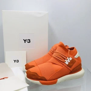 Adidas Y-3 Qasa Zapatilla Alta Hombre’s Naranja/Crema’s Talla US 9 M - Imagen 1 de 15