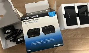 NETGEAR Nighthawk Whole Home Mesh WiFi 6 System - AX1800 MK62-100NAS - Open Box - Picture 1 of 3