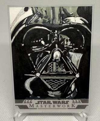 2024 Topps Star Wars Masterwork Darth Vader Sketch by David Willingham - Image 1 of 2