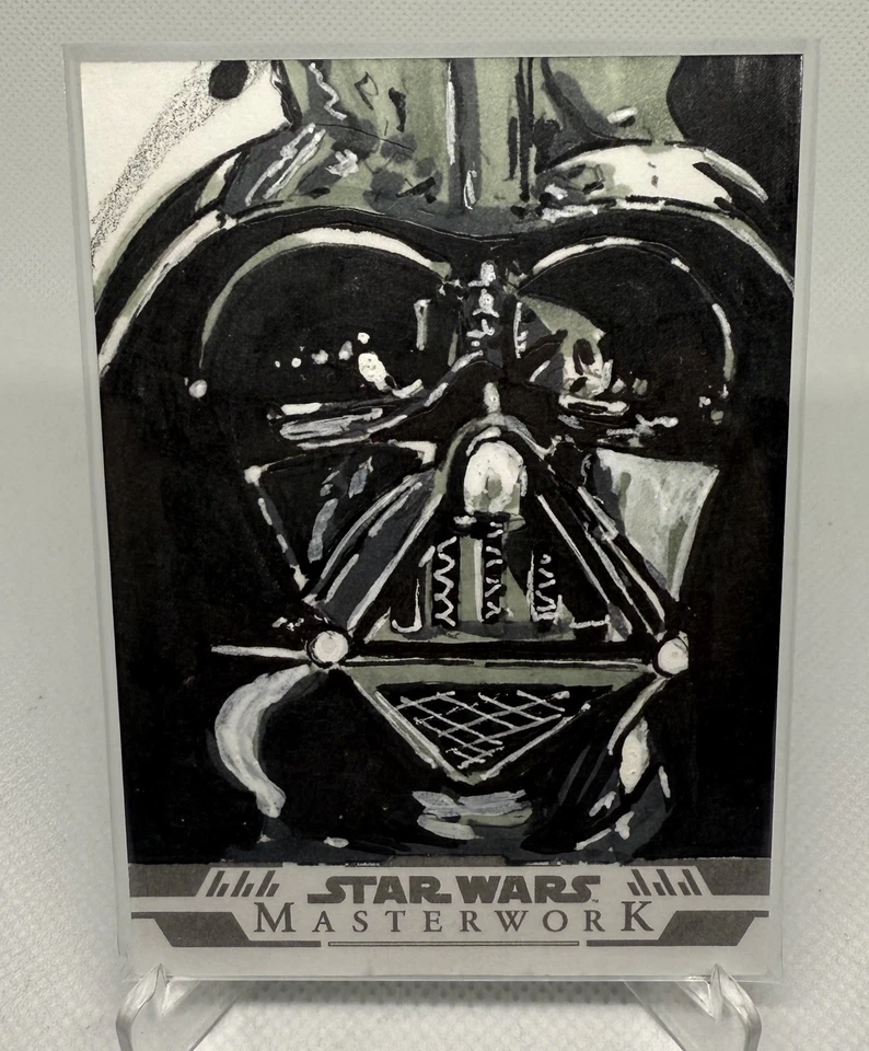 2024 Topps Star Wars Masterwork Darth Vader Sketch by David Willingham - Image 1 of 2