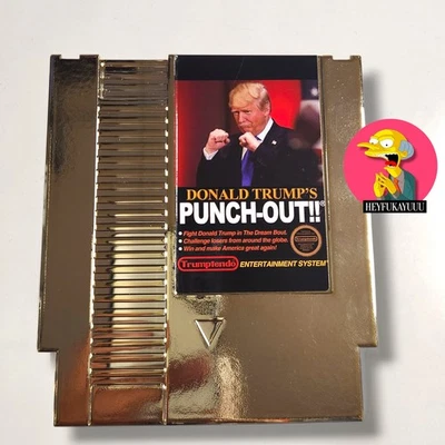 NES Donald Trump's Punch Out - 金色墨盒,已测试 * * 阅读 DESC * * — 第 1/4 张图片
