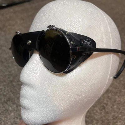 Gafas de sol vintage Julibo Vermont Glacier para hombre - estilo montañismo redondo - Foto 1 de 4