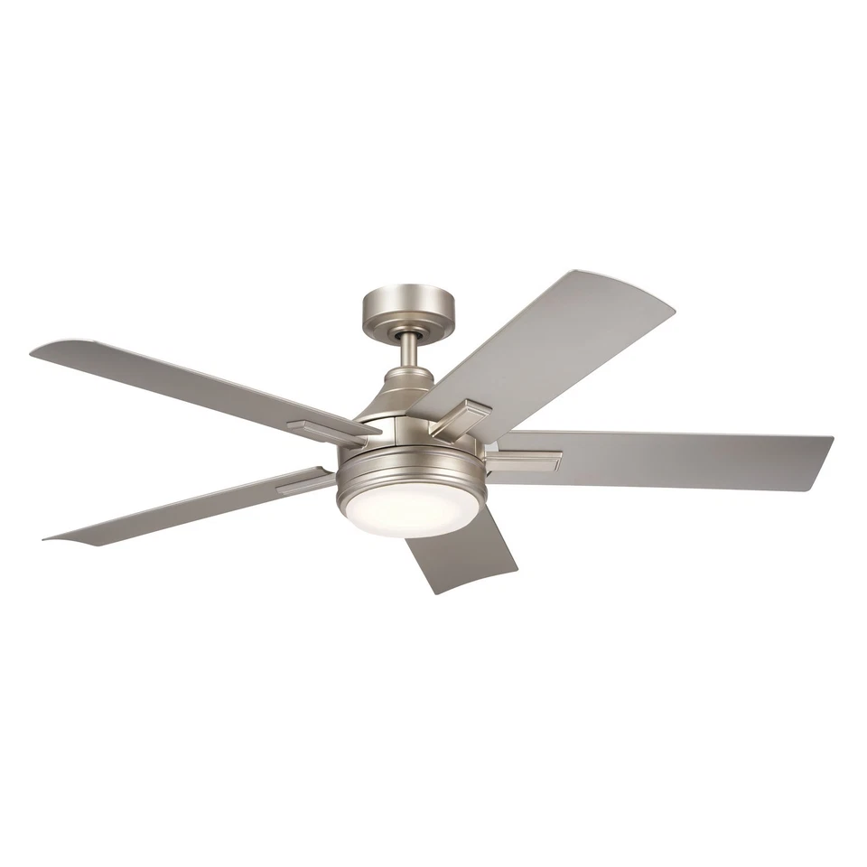 Tide 52" Outdoor Ceiling Fan in Brushed Nickel - Image 1 of 1