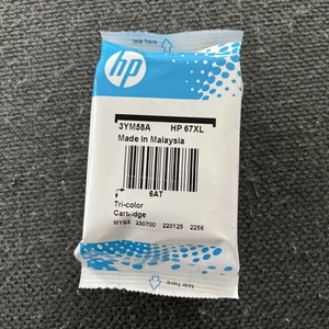 HP 67XL Tri-Color Tintenpatrone 3YM58AN Neu Versiegelt Original OEM Hohe Reichweite - Bild 1 von 4