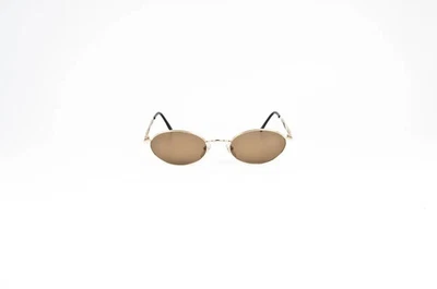 Gafas de sol FENDI Fendissime F122 906 vintage unisex doradas ovaladas marrones lentes Italia Foto 1 de 4