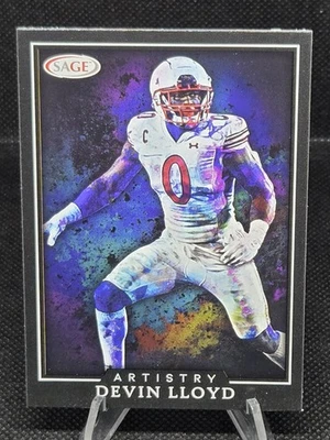 2022 SAGE High Series - Artistry Devin Lloyd #ART-DL Black (RC) - Image 1 of 2