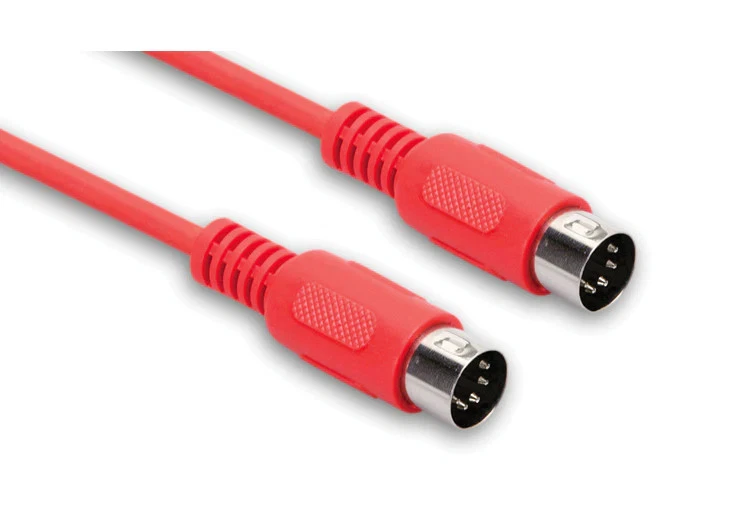 Cable Hosa MID-305RD MIDI rojo 5 pies Foto 1 de 1