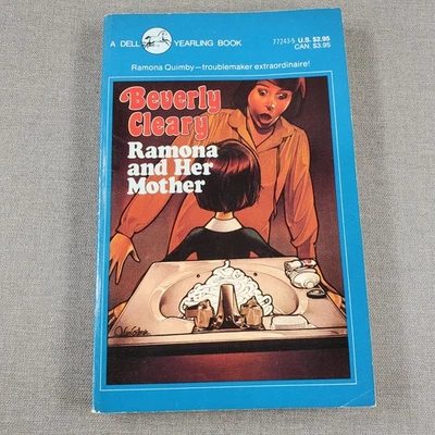Ramona and Her Mother Beverly Cleary 1979 Book Club Edition Dell - Image 1 of 4