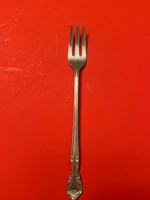 "Tenedor de cóctel vintage clásico americano Easterling de plata esterlina 5 1/2""" Foto 1 de 4