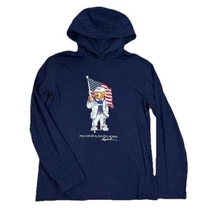 Polo Ralph Lauren 2020 Team USA Bear Hoodie L/S – Youth Size Large (14-16) - Picture 1 of 7
