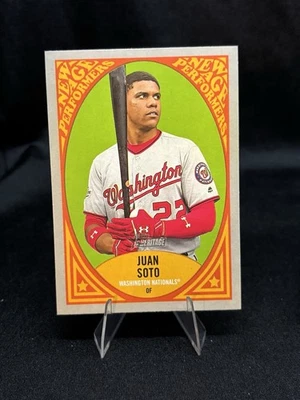 2019 Topps Heritage - New Age Performers Juan Soto #NAP-15 Nationals - Image 1 of 2