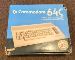 Personal computer Commodore 64C vintage con scatola e alimentatore. Testato - Foto 1 di 13