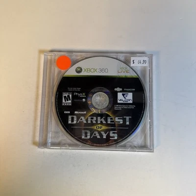 Loose Darkest of Days (Microsoft Xbox 360, 2009) - Image 1 of 3