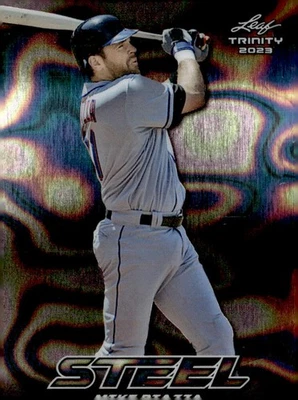 Leaf Trinity #S-48 Mike Piazza Steel 2023 Foto 1 de 2