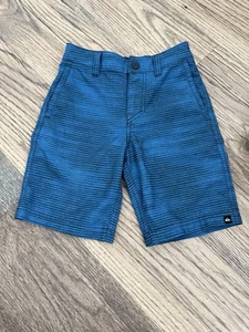 Quiksilver Blue And Black Board shorts sz. 5 Fantastic pair, comfortable - Picture 1 of 3