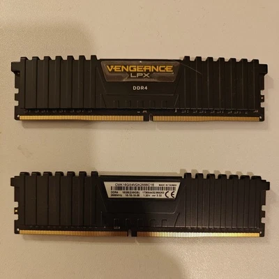 Corsair Vengeance LPX DDR4 16GB 2x8GB 2666MHz RAM DIMM 1.2V Gaming High Speed - Image 1 of 3