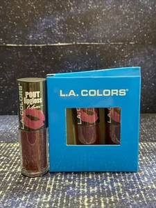 3 Pack L.A. Colors Matte Pout Lip Gloss, GLG632 XOXO - Picture 1 of 3