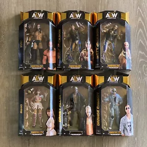 AEW Unrivaled Series 3 Complete Set Pac-Riho-Cassidy-Allin-Jackson 19-24 NEW - Picture 1 of 6