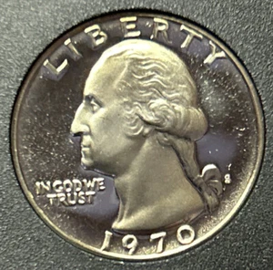 Juego de prueba S Washington Quarter 1970 con envío gratuito - Imagen 1 de 2