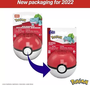 Juego de construcción Mega Construx Pokémon Bulbasaur, juguetes de construcción para niños... - Imagen 1 de 6
