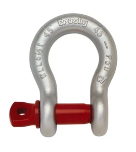 Crosby 1018455 Kohlenstoffstahl G-209 Schraubstift Ankerschäkel, verzinkt, 2 Tonnen - Bild 1 von 1