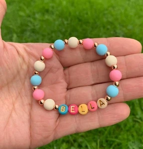Custom Name Personalise Bracelet, Customise Bracelet, Initial Bracelet, Name Bra - Picture 1 of 12
