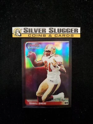 2003 Terrell Owens Bowman Chrome Refractor /500 #25 San Francisco 49ers - Image 1 of 2