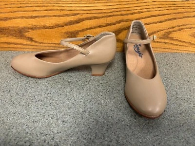 Capezio 550 Tan Leather Charter Shoe - Image 1 of 2