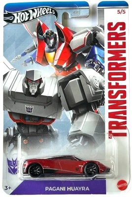 HOT WHEELS TRANSFORMERS PAGANI HUAYRA - Image 1 of 2