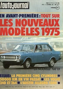 L'AUTO JOURNAL Nr. 16 15.09.1974 50000km im PASSAT VOLVO 260-264 ALLEGRO 1300 - Bild 1 von 1