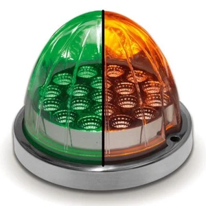 Luz LED de doble color ámbar/verde sandía - Imagen 1 de 5