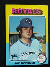 1975 Topps Baseball Card # 629 Joe Hoerner - Kansas City Royals