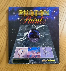 Photon Paint 2.0 Commodore Amiga A500/1000/2000 Microillusions Boxed w/ Manual - Photo 1/4